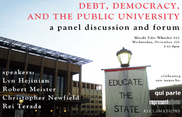 Debt, Democracy, and the Public University
