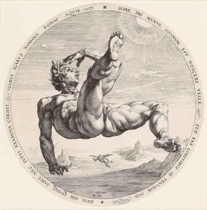H. Goltziuz, Icarus, 1588. c. Trustees of the British Museum, London. Use by Creative Commons Copyright.